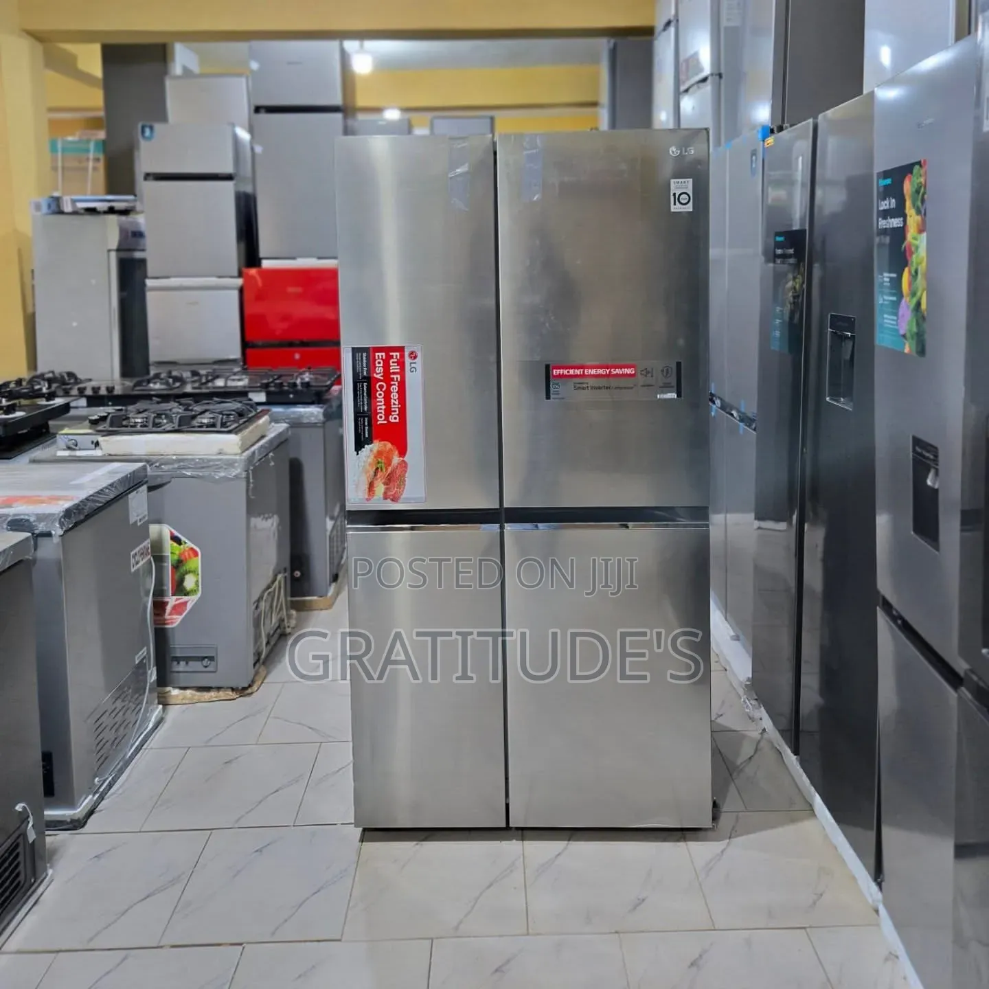 Lg Smart Inverter Side-by-Side Refrigerator Ref 257 SLWL-B 694lt