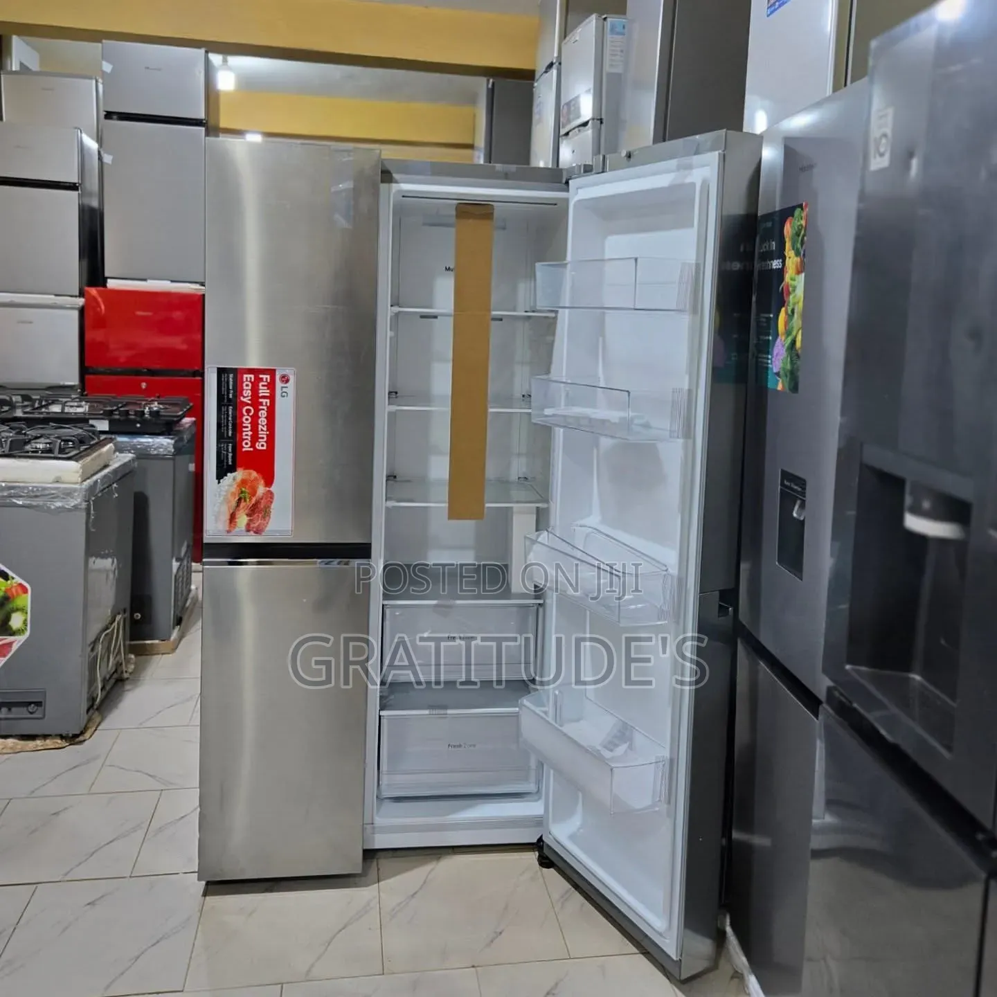 Lg Smart Inverter Side-by-Side Refrigerator Ref 257 SLWL-B 694lt