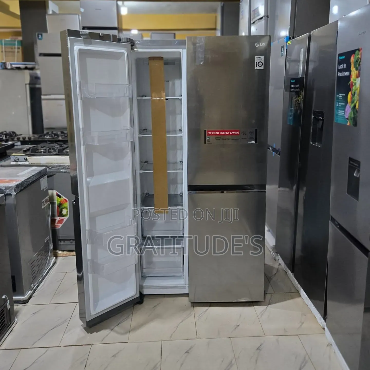 Lg Smart Inverter Side-by-Side Refrigerator Ref 257 SLWL-B 694lt