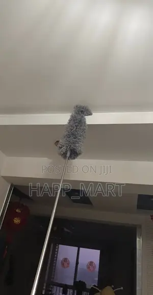 2.9m Extendable Microfiber Duster With 2 Washable Duster Heads