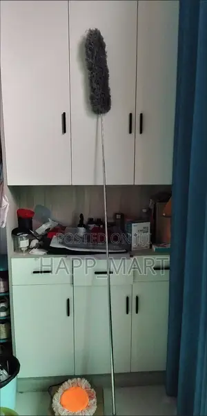 2.9m Extendable Microfiber Duster With 2 Washable Duster Heads