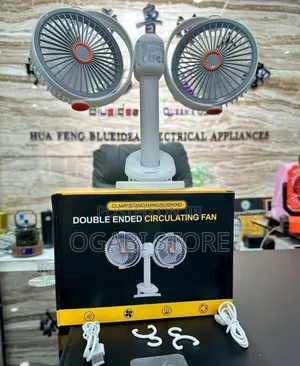 Double-headed Rechargeable Fan