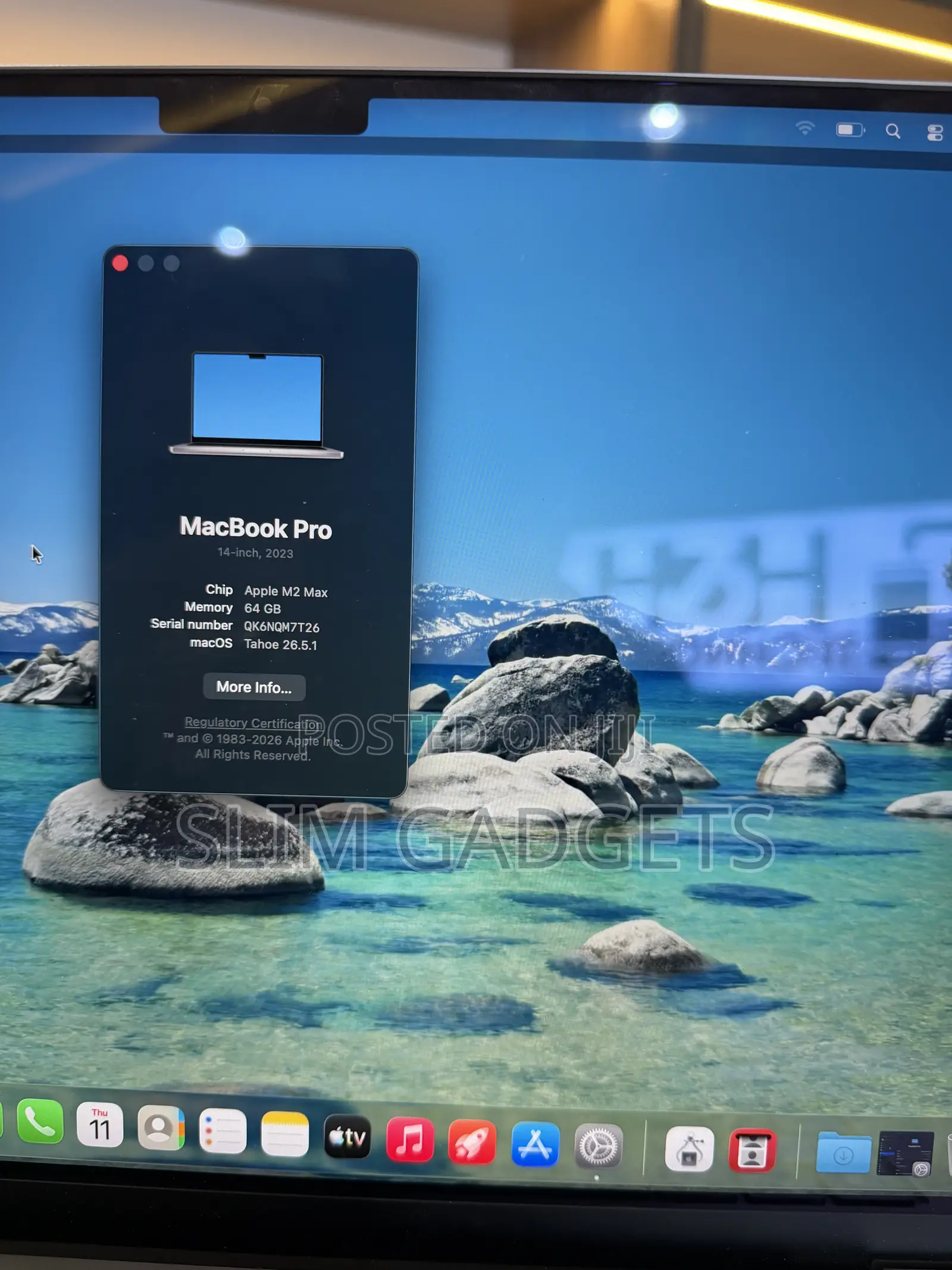 Laptop Apple MacBook Pro 2023 M2 Max 64GB Apple M2 SSD 2T