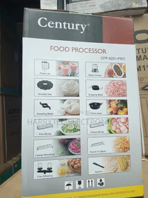 Century Food Processor 12 in 1 With 2 Years Warranty