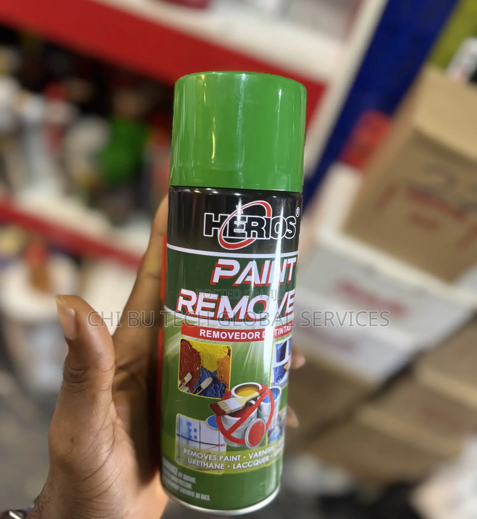 Herios Brand Automotive Paint Remover Spray Designed for Multi-Surface