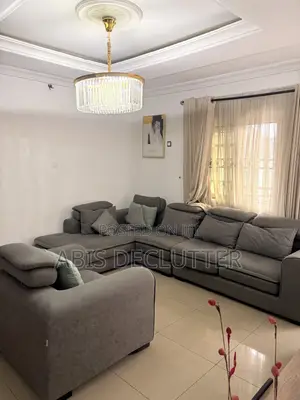 Modern Luxury L-Shaped Sofa Set – Complete Set (Very Clean)