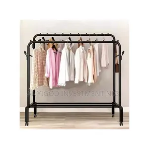 48kg Double Pole Hanger With Wheels