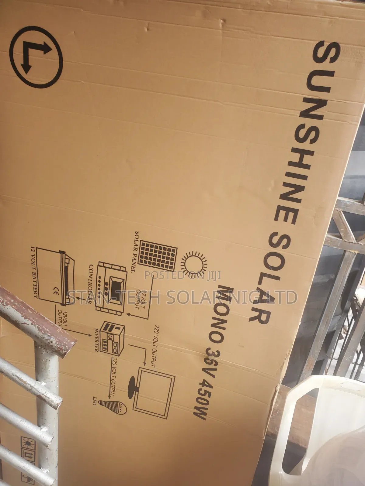 Sunchine Solar 450w Single Face Panel Half Cut