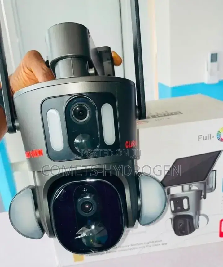 Dual Lens Solar CCTV Cameras