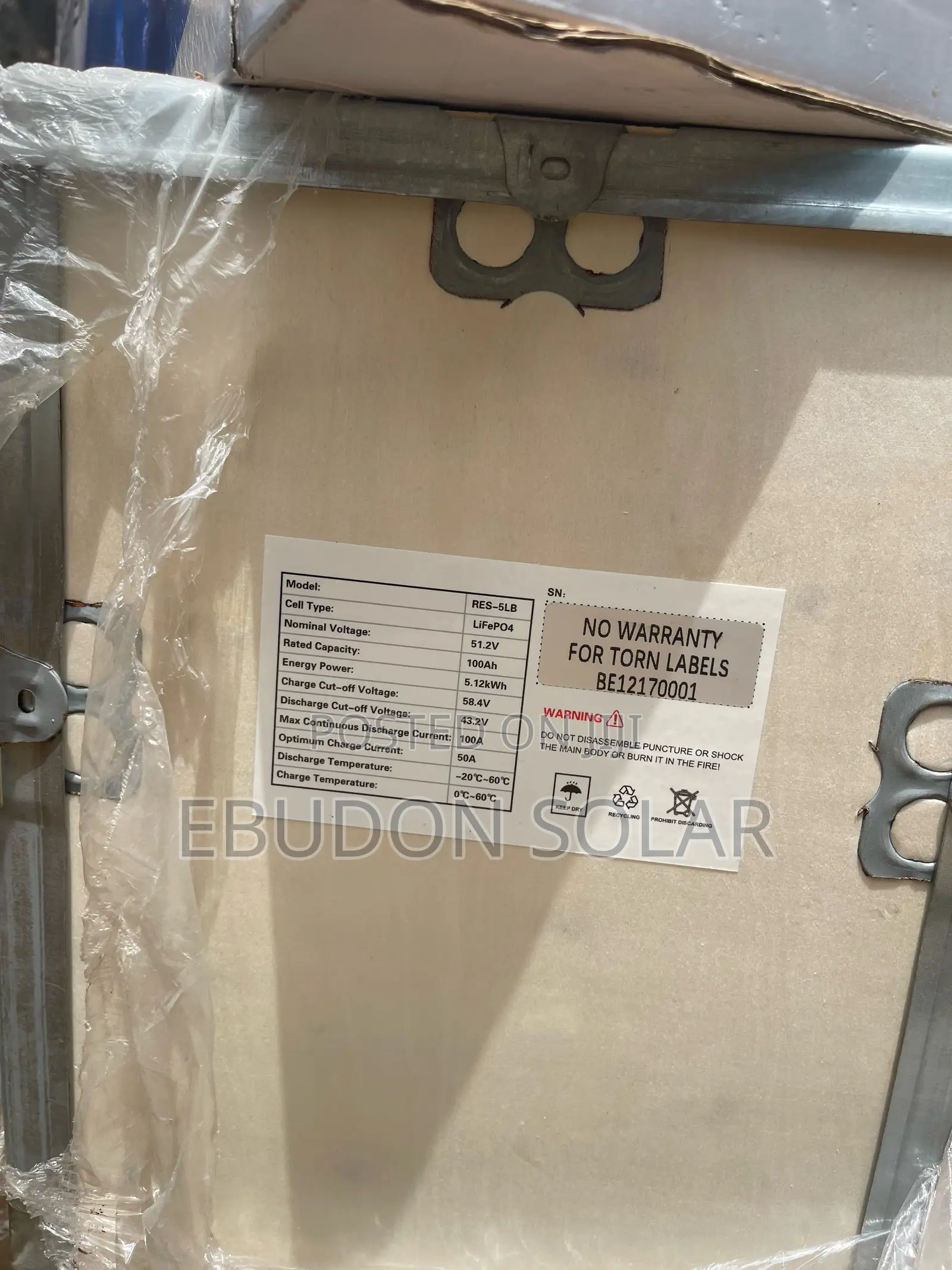 Pattern Solar Lithium Battery 5kwh