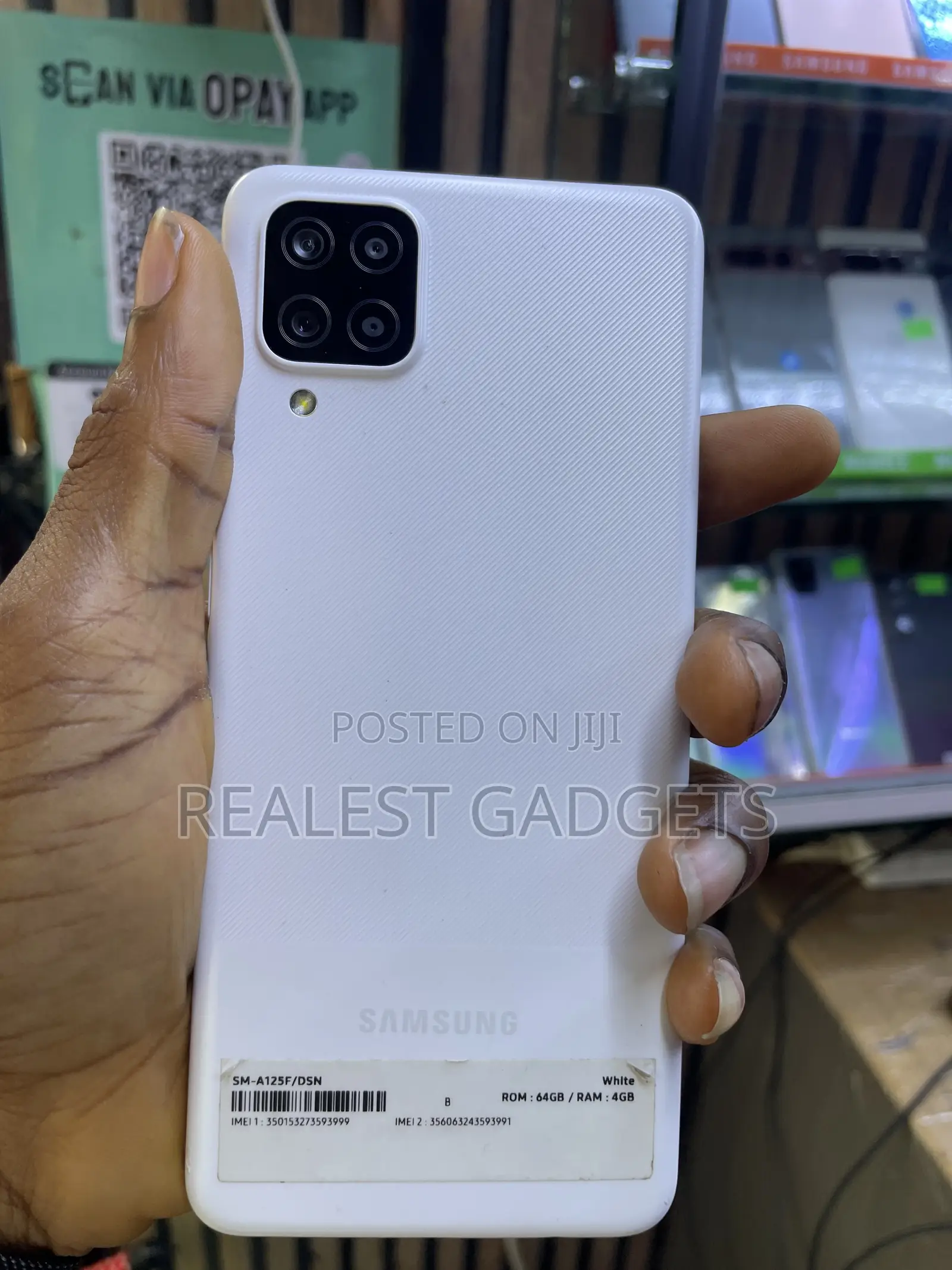 Samsung Galaxy A12 64 GB White