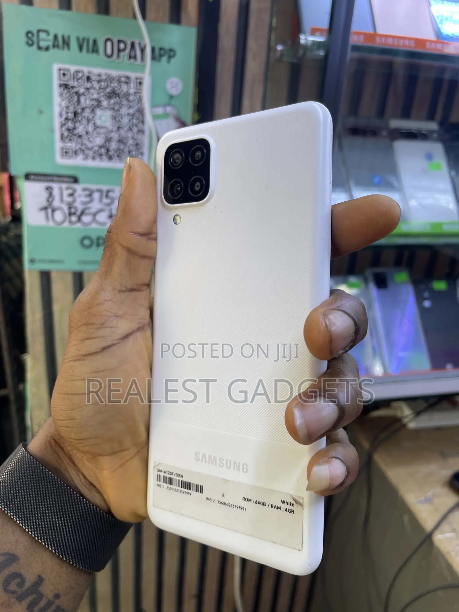 Samsung Galaxy A12 64 GB White