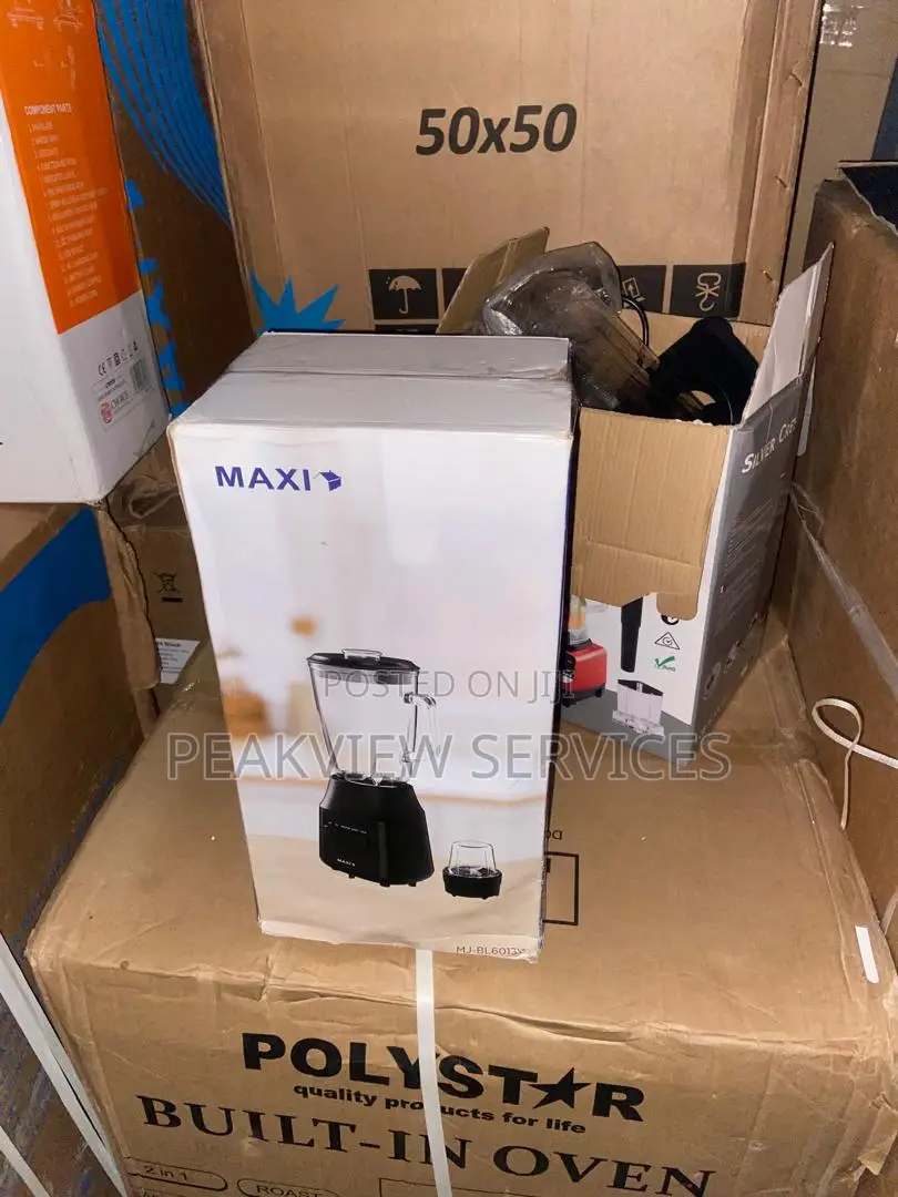 Maxi Mj-Bl6013w 1.5l Electric Blender With Multiple Speed Settings