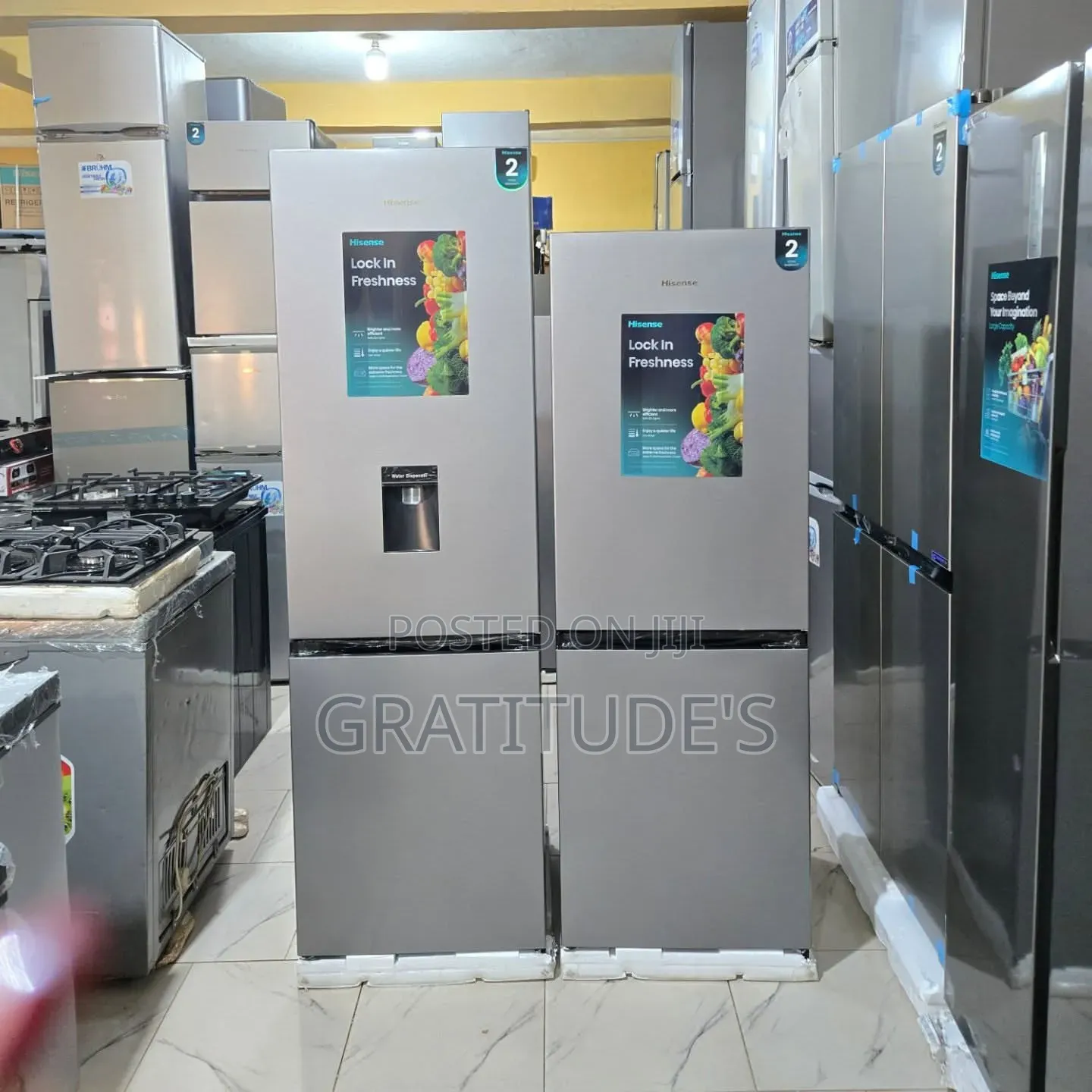 Hisense Down Freezer Refrigerator Gross Volume 268l