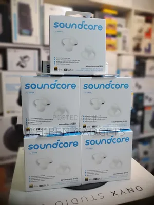 Soundcore C50i by Anker, Open Ear, Clip on Earbuds, White Color