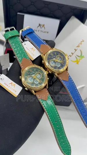 Matturi Digital and Analog Chronograph Watches