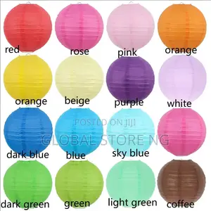 Paper Lanterns Available in Colors