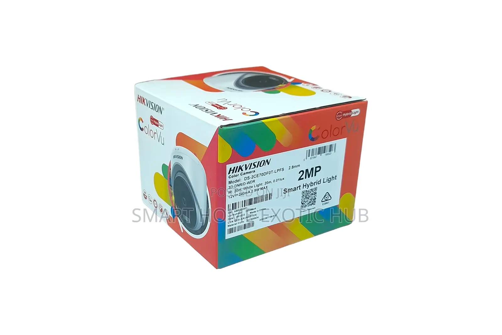 2 Mp Smart Hybrid Light With Colorvu Indoor Fixed Turret Camera