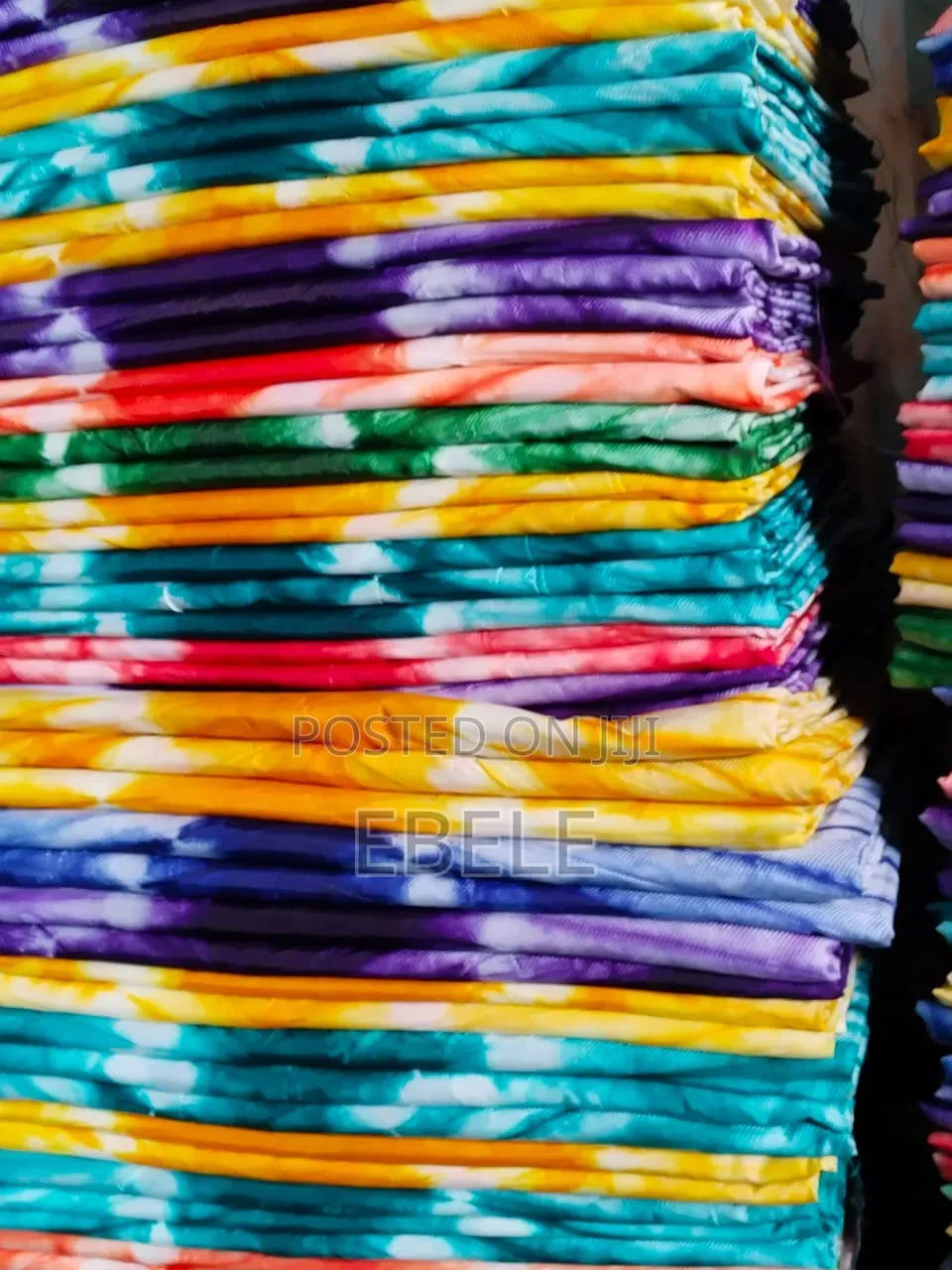Colorful Adire Silk