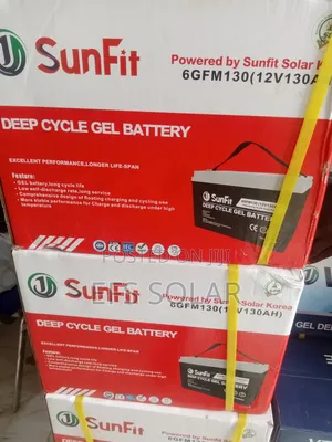Sunfit 12v 130ah Deep Cycle Gel Solar Battery