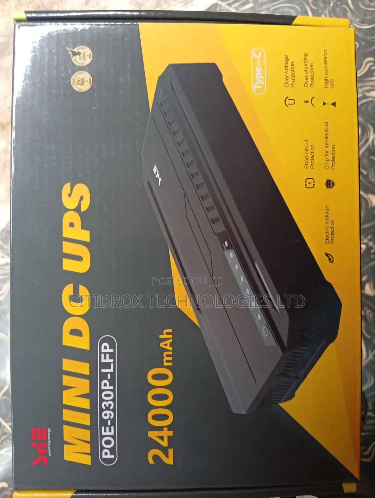 24000mah Ske Mini Dc Ups - Poe930p