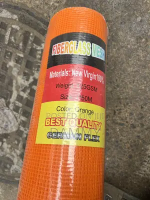 German Flex Brand Orange Fiberglass Mesh