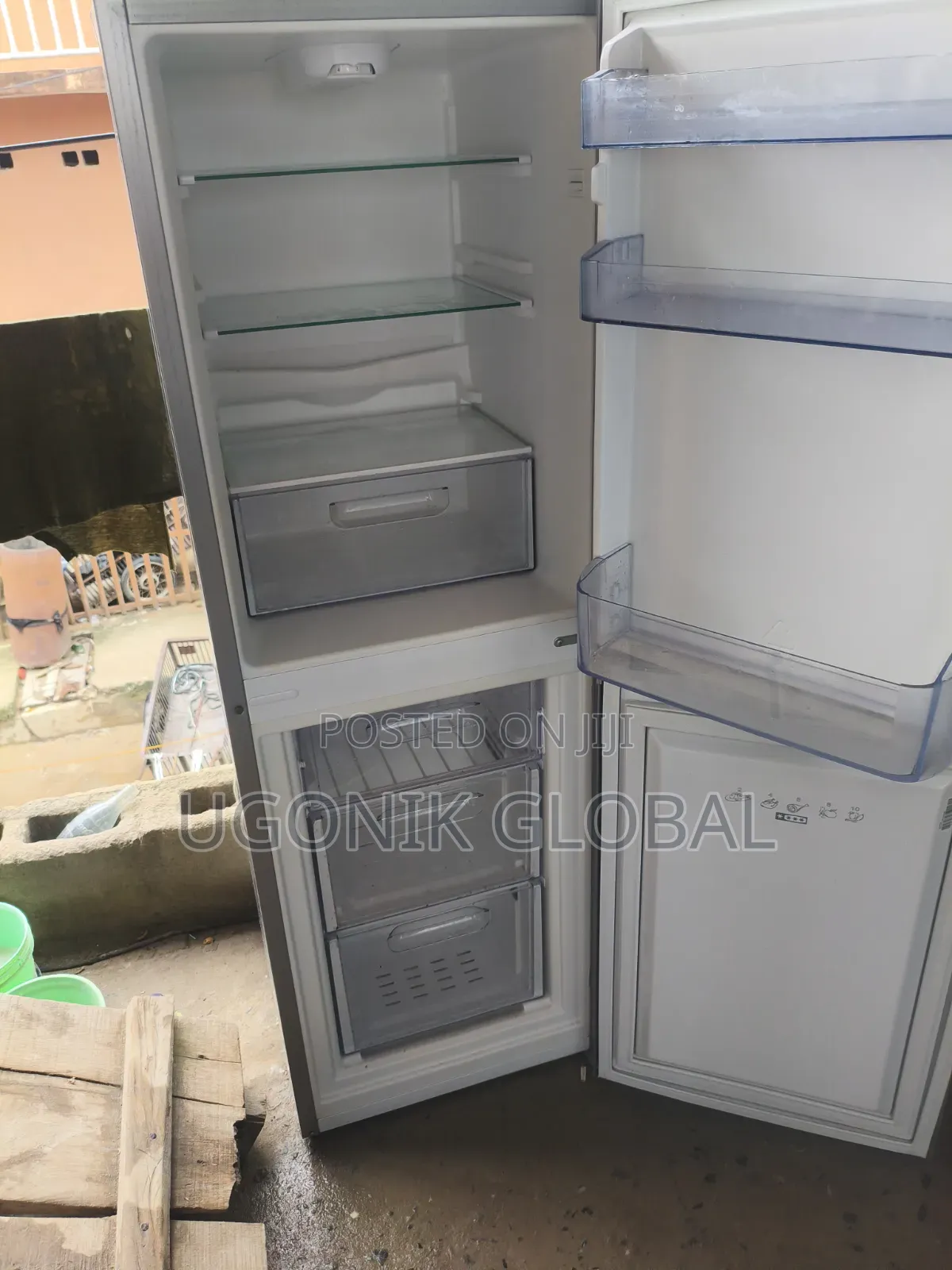 Low Energy Consumption Double Door Fridge and Freezer