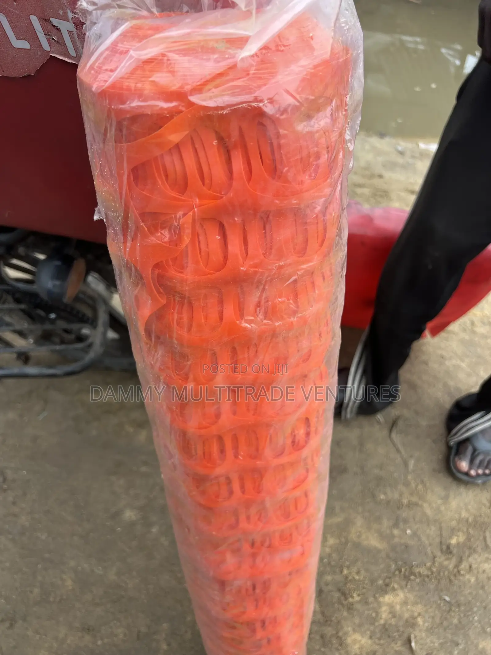 Orange Barrier Net Mesh