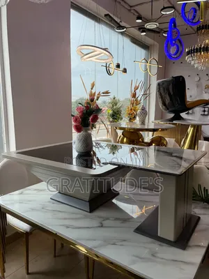 Classic 2in1 Marble Top Center Table