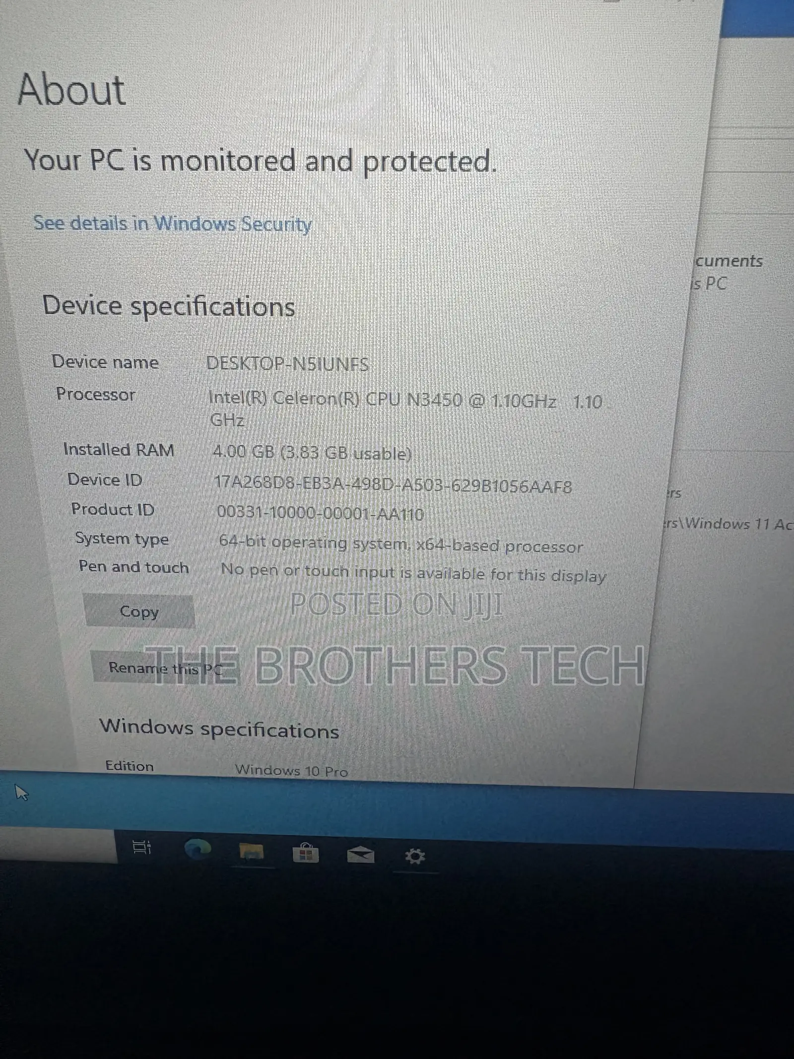 Laptop Geo Geobook 1E 4GB Intel Celeron SSD 60GB