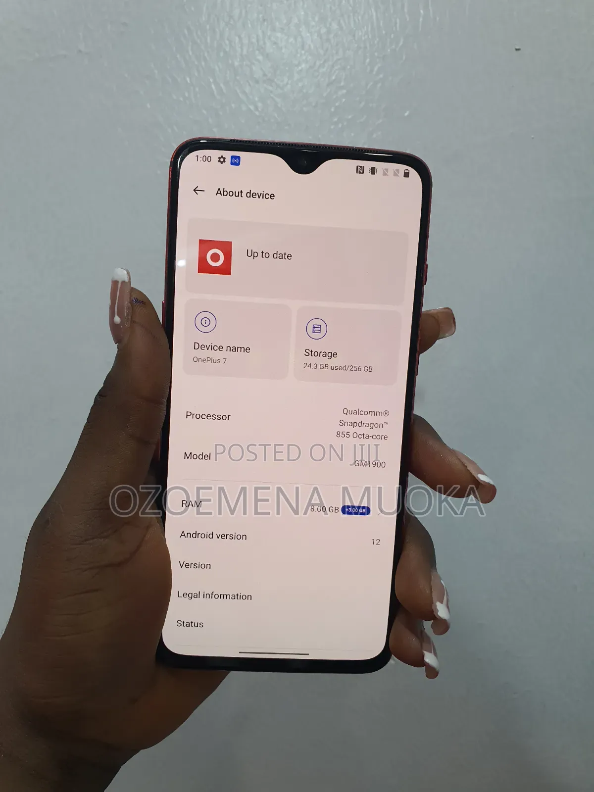 OnePlus 7 256 GB Red