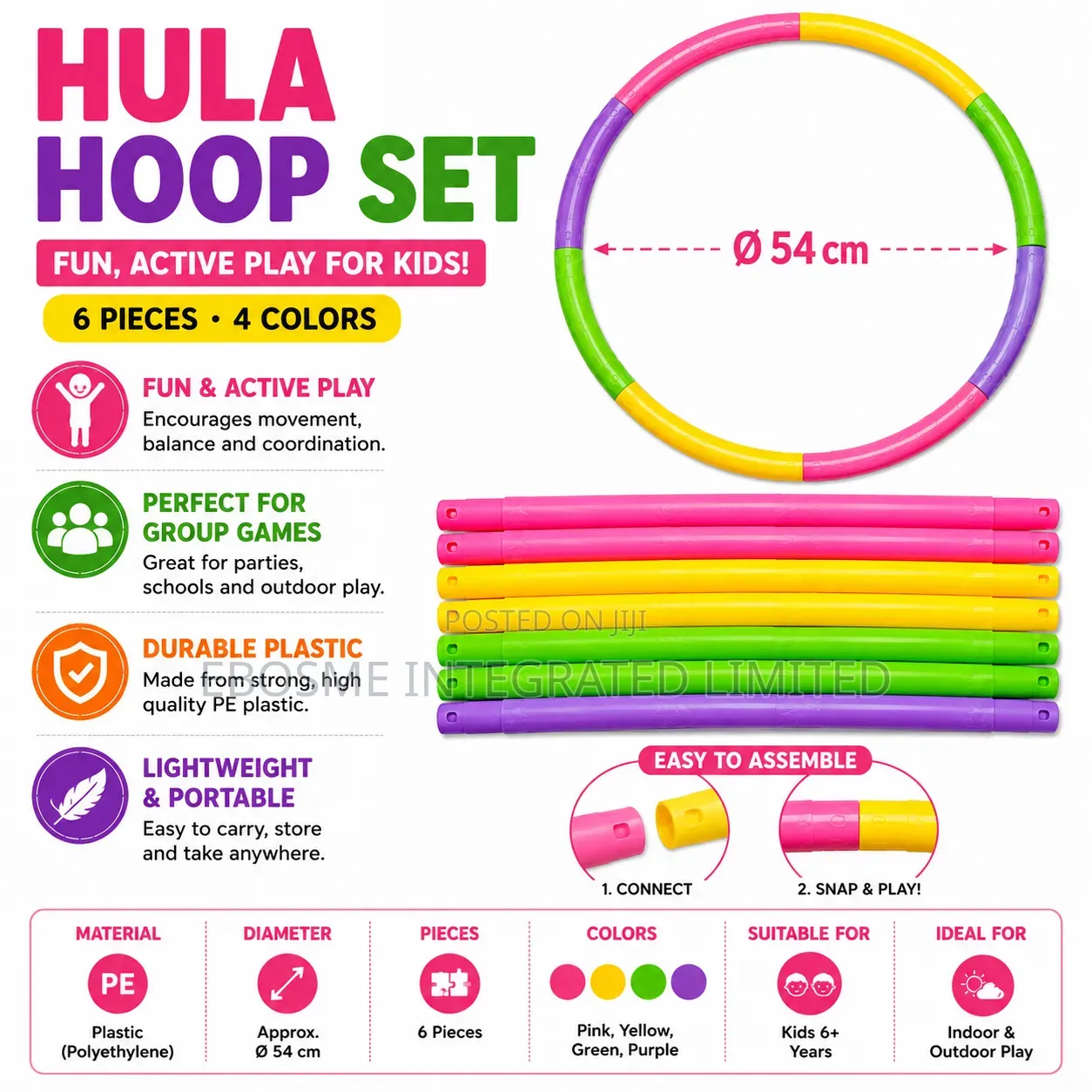Children's Exercise Hoop Ring