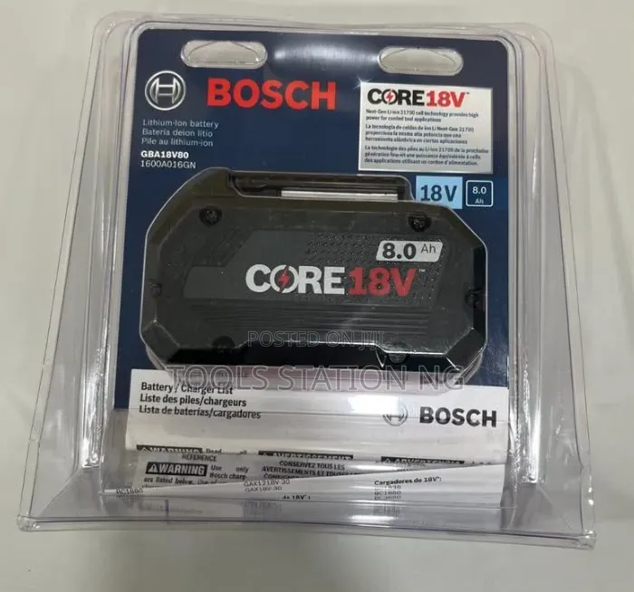 Bosch I8v and 12v Extra Battery