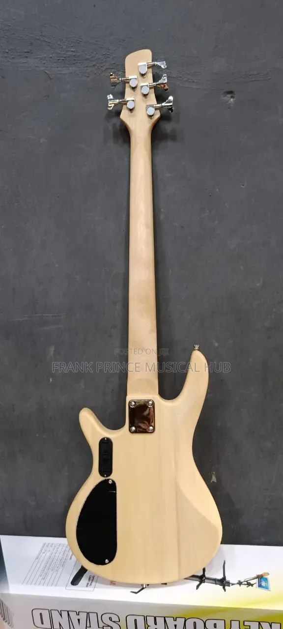 Ibanez 5-String Active Bass Guitar - Natural Finish