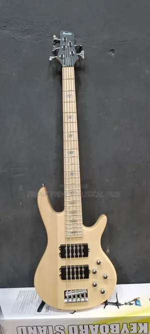 Ibanez 5-String Active Bass Guitar - Natural Finish