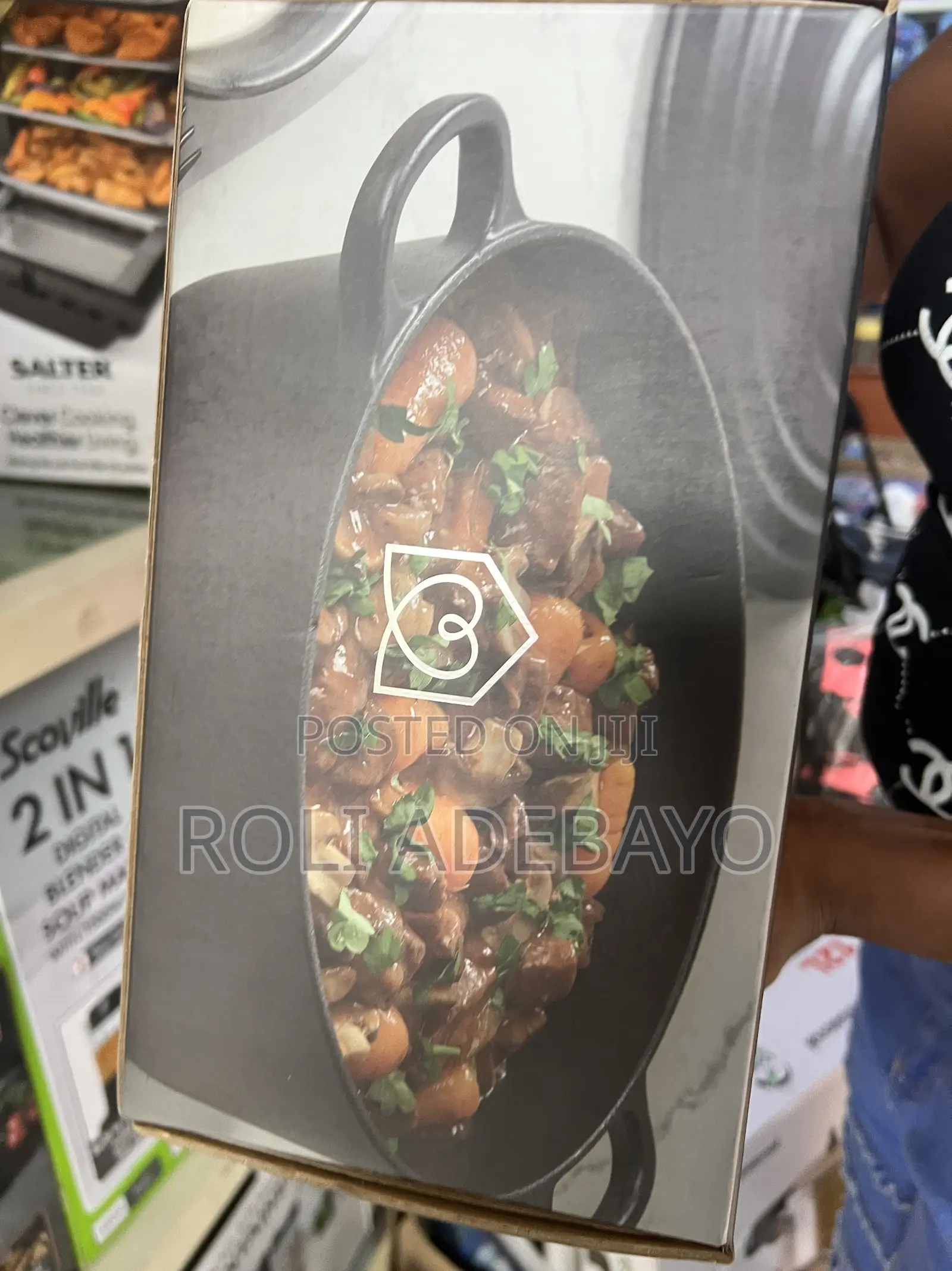 Habitat Brand Cast Iron Casserole Dish Has a 5.3l Capacity.