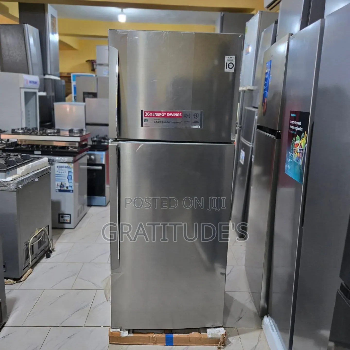 Lg Smart Inverter Double Door Refrigerator Ref 502 HLCL 471lt