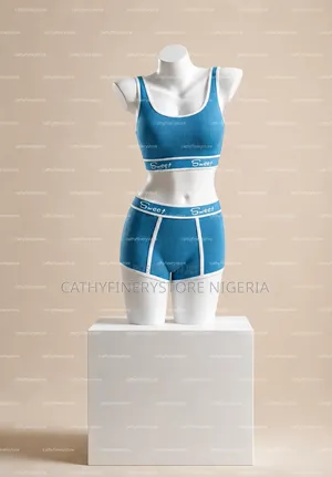 Ladies Comfy Bralett and Short Set