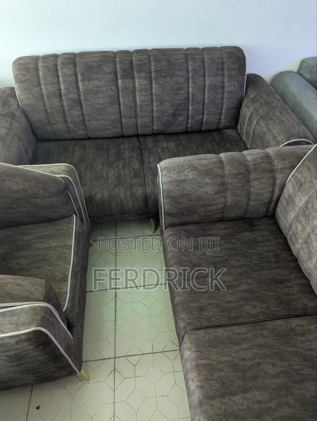 Set of 7 Seaters Fabric Sofa