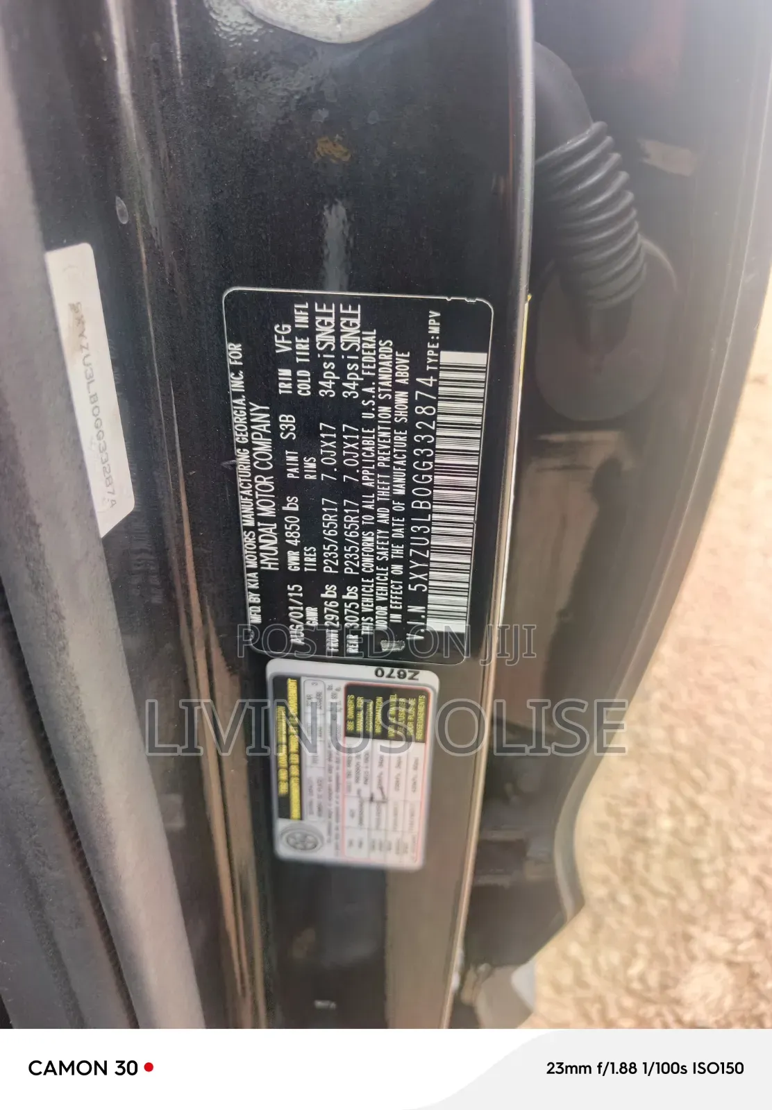Hyundai Santa Fe 2015 Black