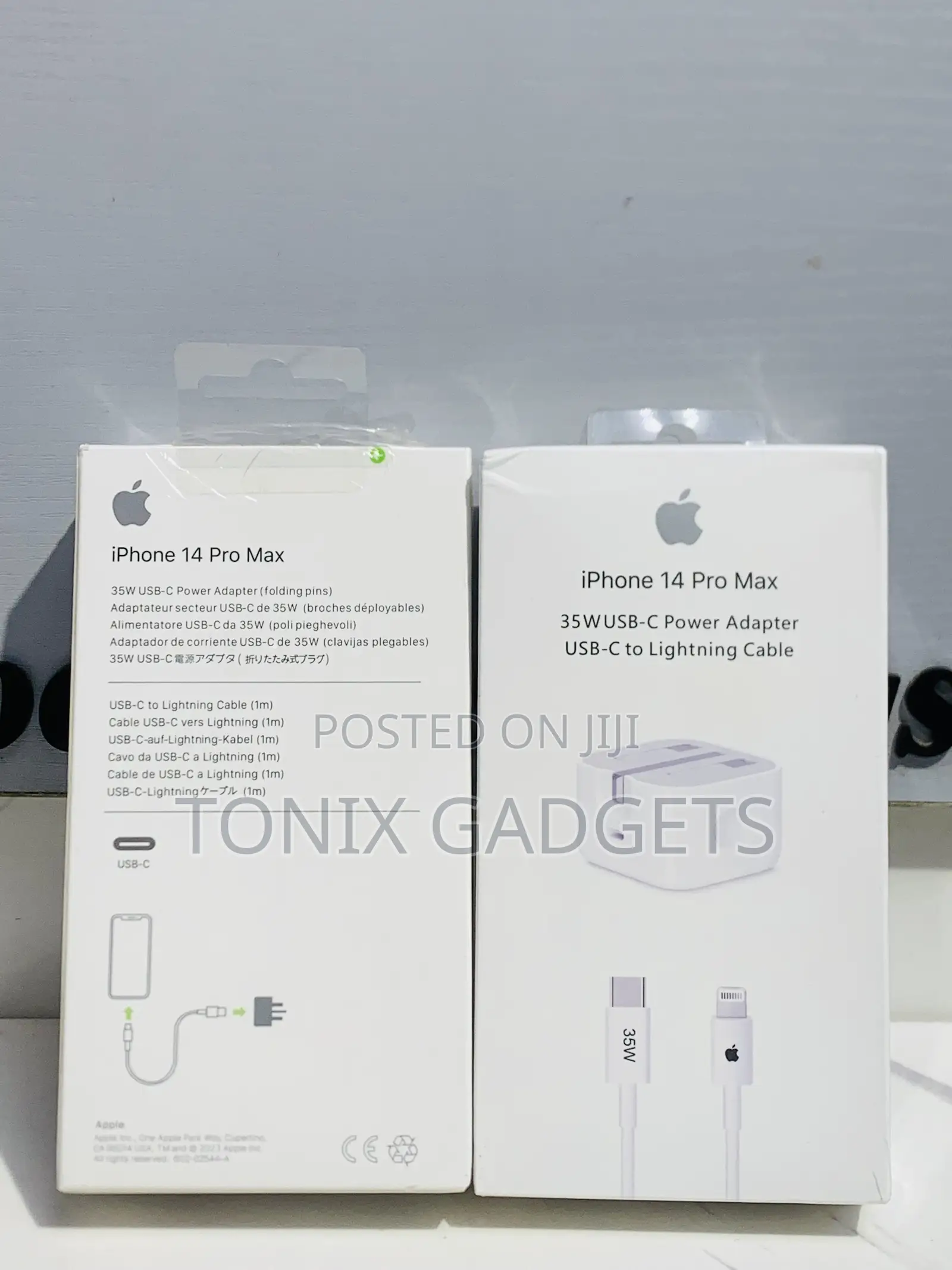 iPhone 35w Dual Usb-C Power Adapter Usb-C to Lightning Cable