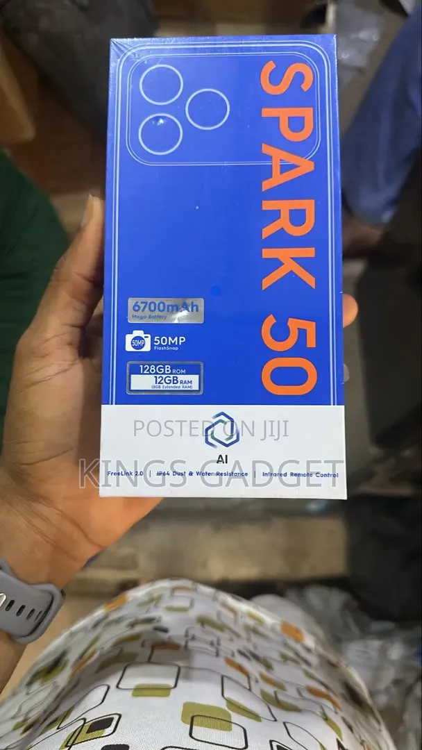 New Tecno Spark 50 128 GB