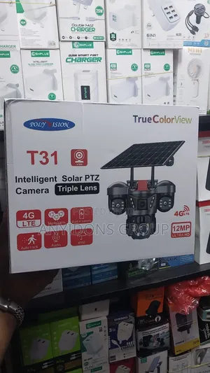 4g Solar Powered Triple Lens Camera
