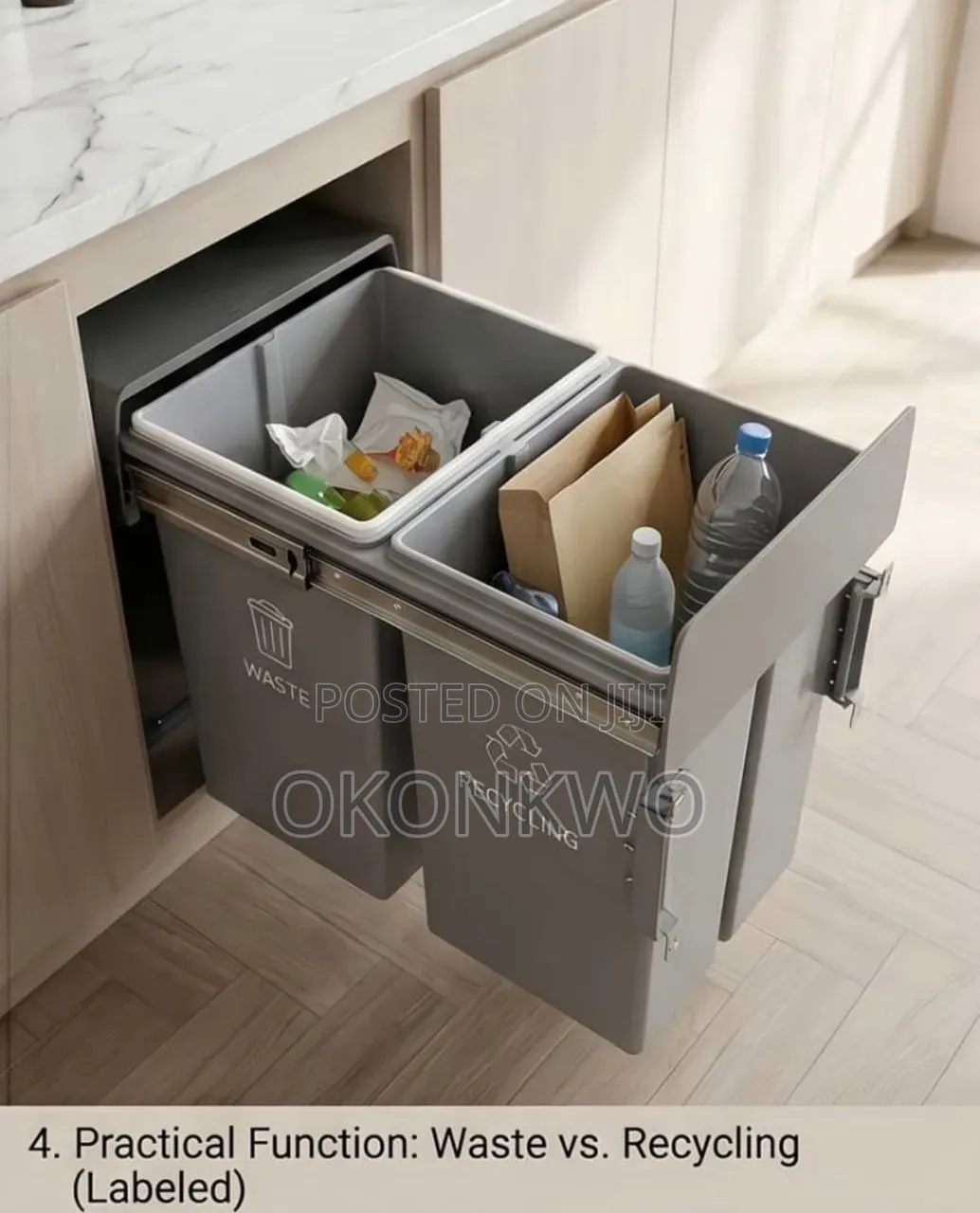 In-Built Waste Bin