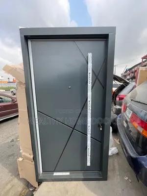 Contemporary Matte Grey 3ft/8ft Turkish Front Door