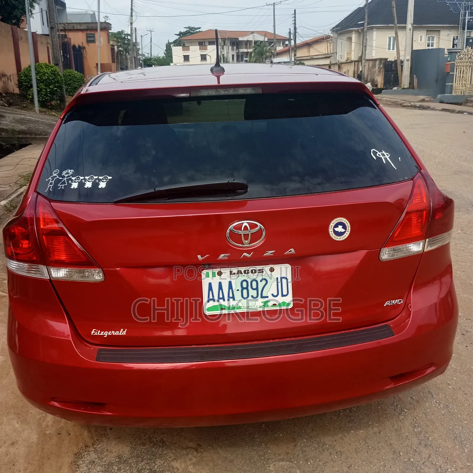 Toyota Venza 2010 Red