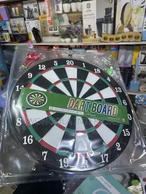 15 Inch Dartboard Game Set With 6 Steel-Plastic Darts
