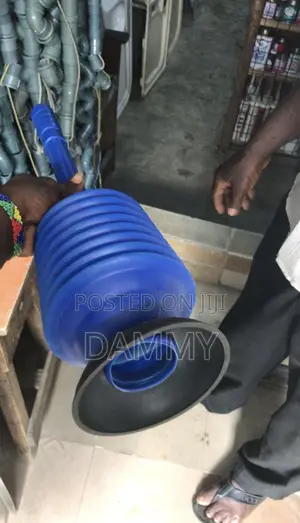 Blue Bellows Toilet Plunger Designed