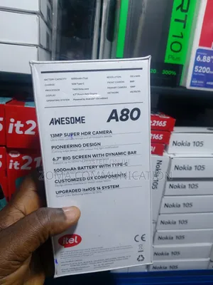 New Itel A80 128 GB Blue