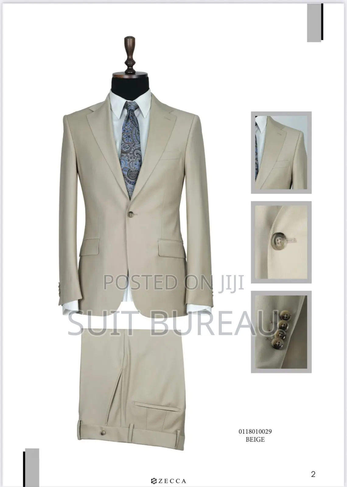 Premium Italian 2 Piece Suit